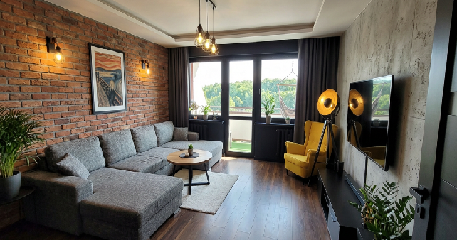 Wygenerowana aranżacja wnętrza